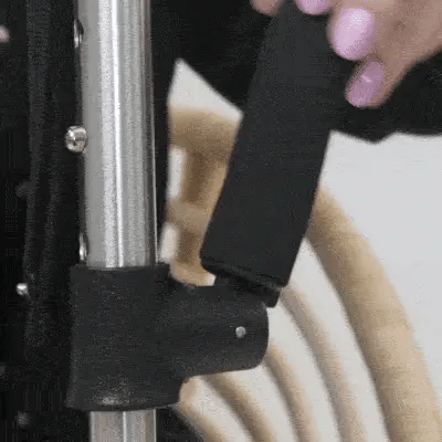 Canne de soutien pliable GripGo – Lampe LED, double poignée et base autoportante
